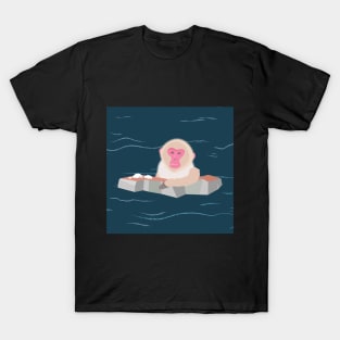 Snow monkey hot spring bathing T-Shirt